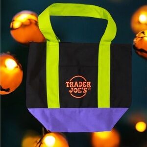Trader Joe’s Midnight Trick-or-Treat Mini Canvas Tote Bag